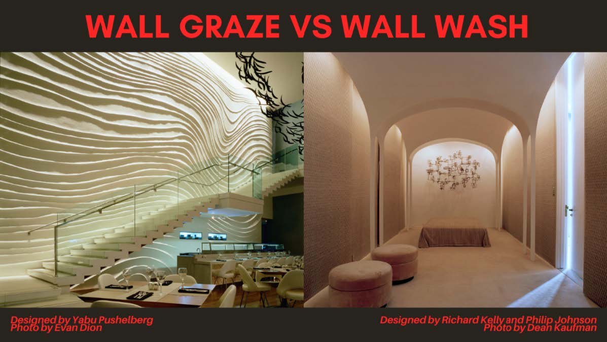 The Smart Lighting Company - Wall wash vs wall graze